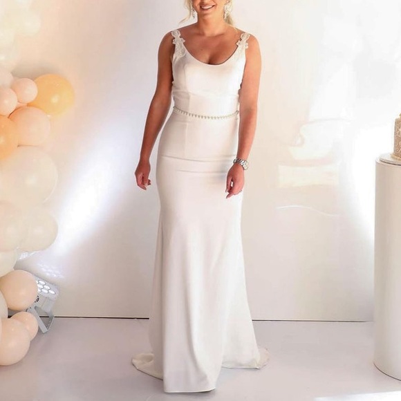 Jovani Gown- Ivory - Picture 2 of 8